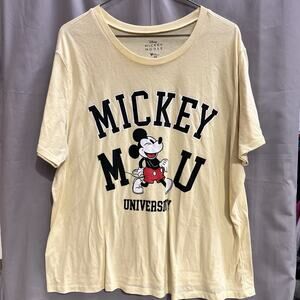 Disney Hybrid Apparel Mickey University Shirt Size 3X Vintage Y2K Graphic BR2226